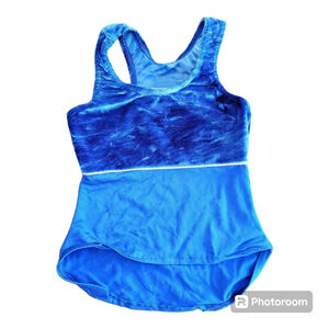 Girls Balera MC 8-10 Blue Dance Top